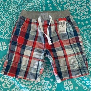 Kids plaid shorts